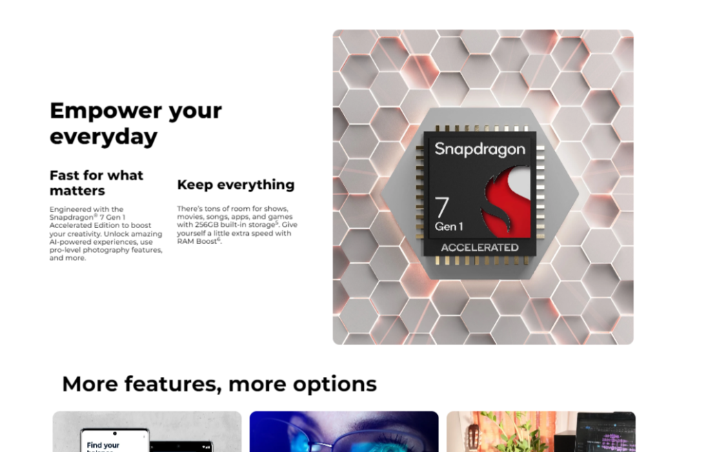 Motorola Edge 50 Snapdragon 7 Gen 1
