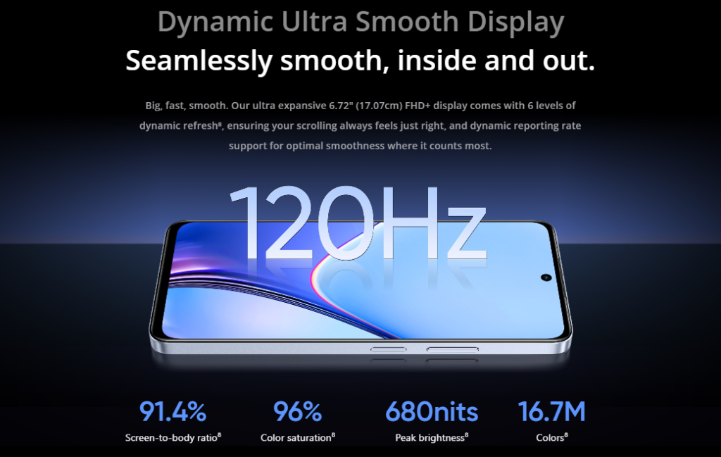 realme 11x 5G Display