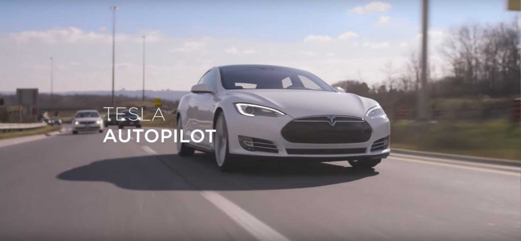 Tesla autopilot first FSD ( Full Self-Driving )