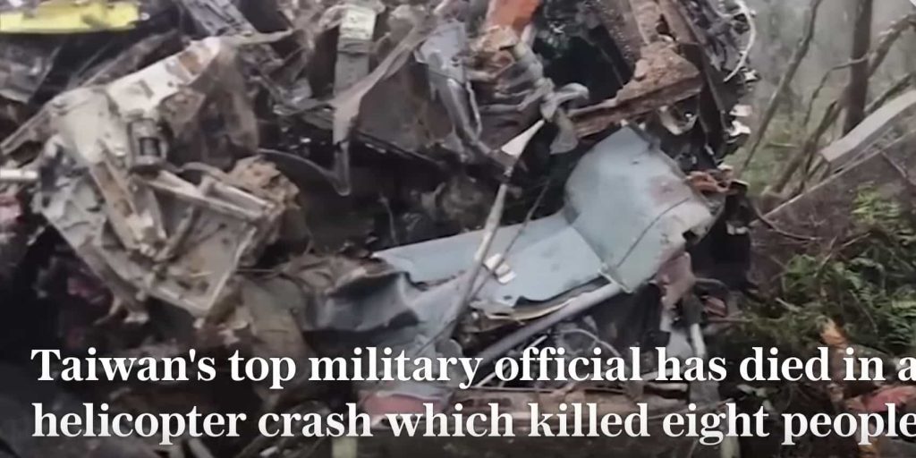 TAIWAN ARMY CHIEF DEAD HELICOPTER CRASH