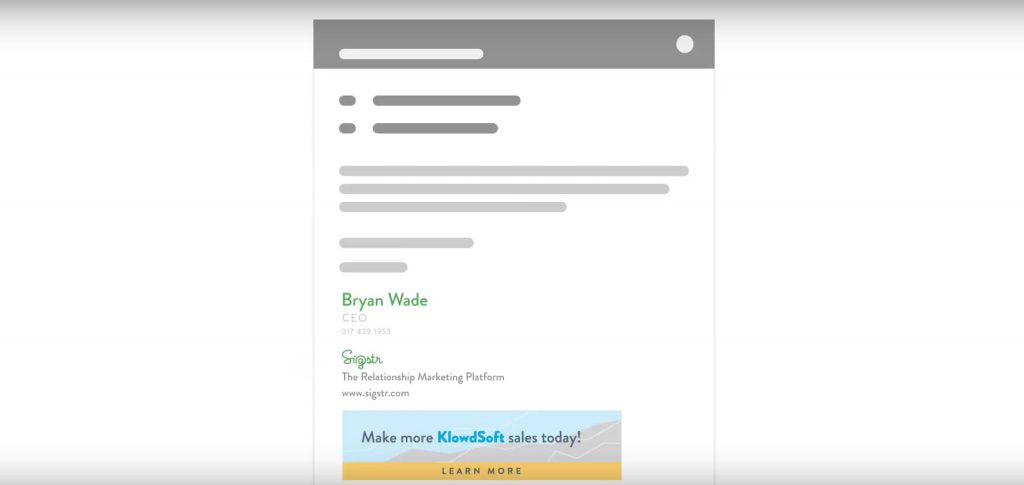EMAIL SIGNATURE MARKETING