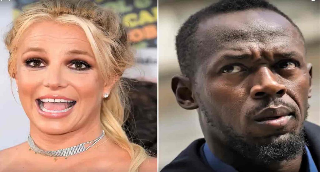 BRITNEY SPEARS AND USAIN BOLT