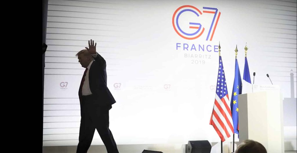 DONALD TRUMP CANCELED G7