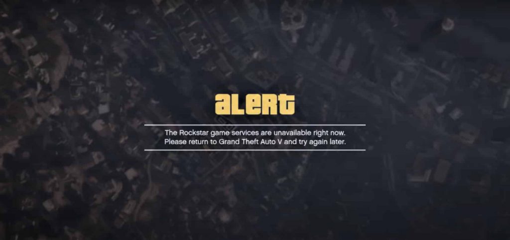 GTA ONLINE AND RED DEAD REDEMPTION ONLINE SERVER DOWN