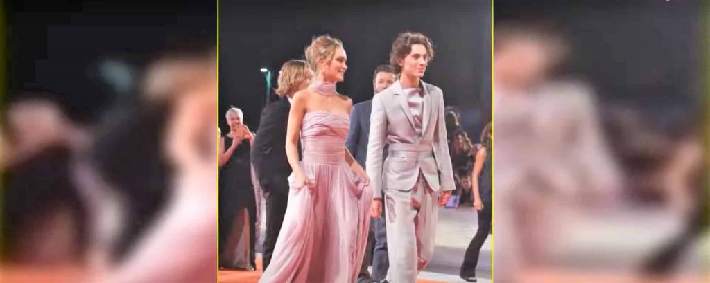 TIMOTHEE CHALAMET AND LILY-ROSE DEPP