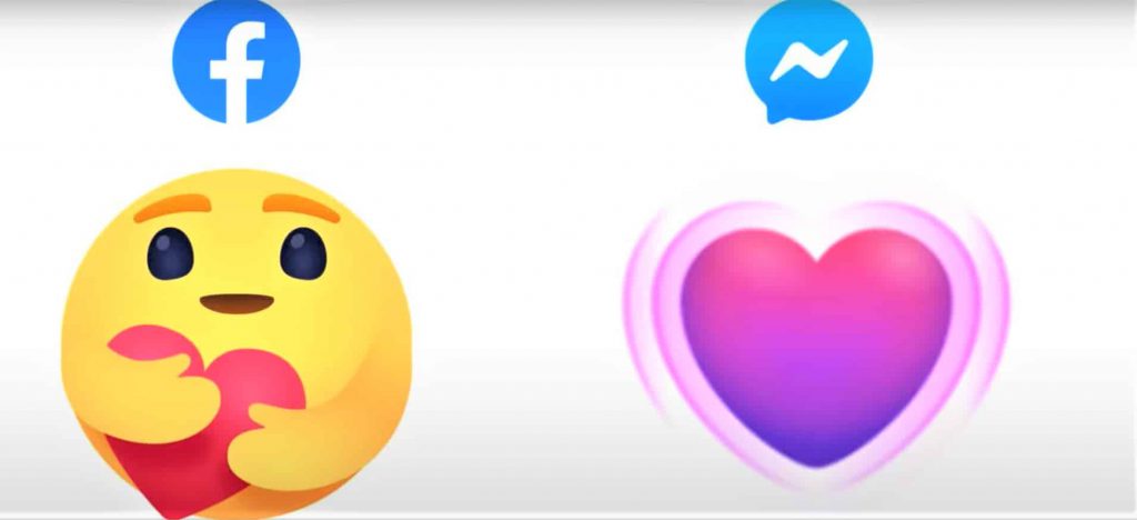 FACEBOOK RELEASE HER NEW CARE EMOJIES