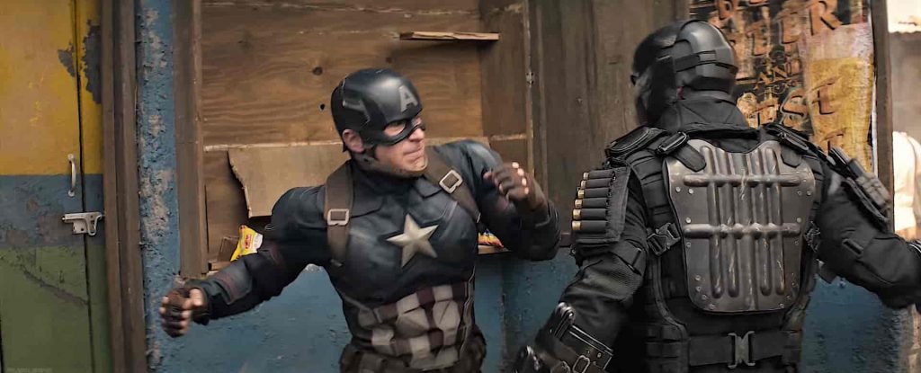 MCU CROSSBONES AND CAPTAIN AMERICA