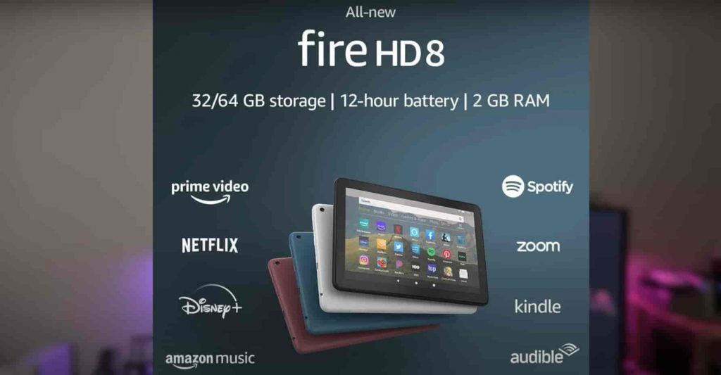 AMAZONE FIRE HD 8 TABLETS 2020 FEATURES