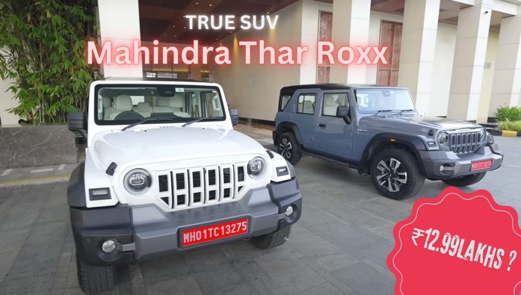 Mahindra Thar Roxx 5 Door कीमत,माइलेज,booking fast Mahindra Thar Roxx 5 Door